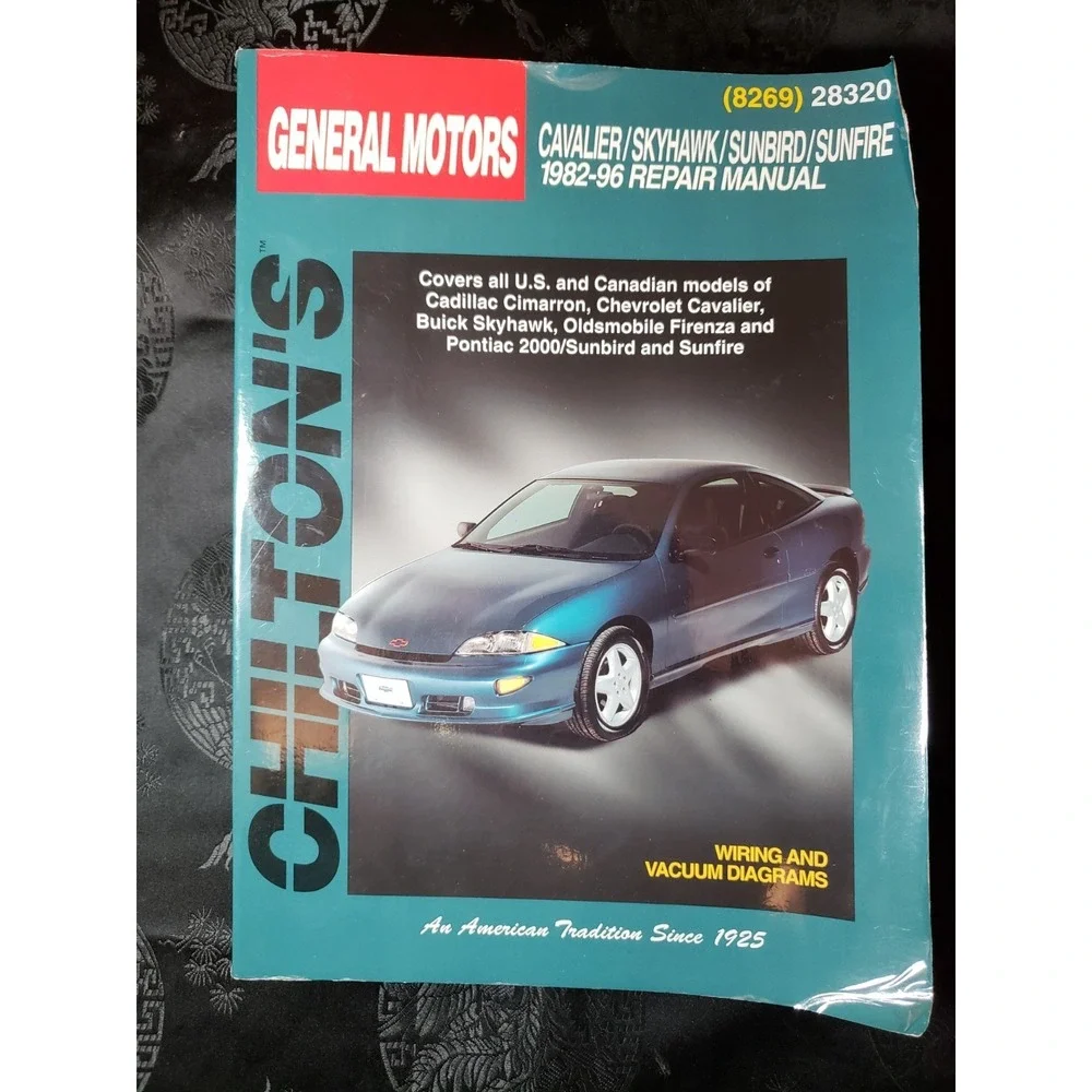 Chilton's Genrl Motors1982-96 Repair Manual Cavalier/Skyhawk/Sunbird/Sunfire A06